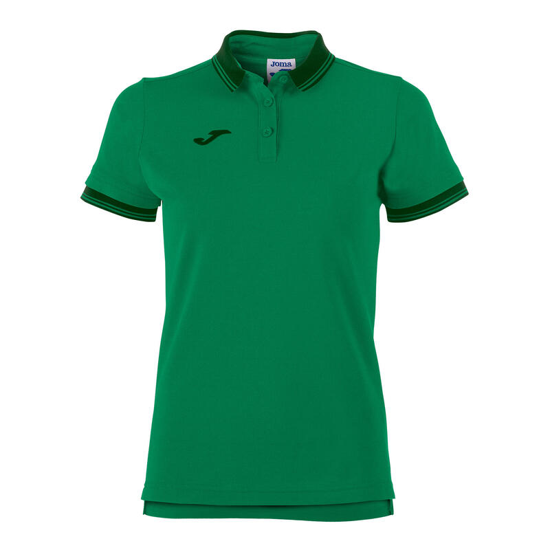 Polo Manga Corta Mujer Joma Bali II Verde