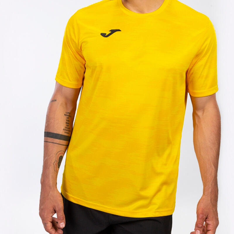 Camiseta manga corta Niño Joma Grafity amarillo