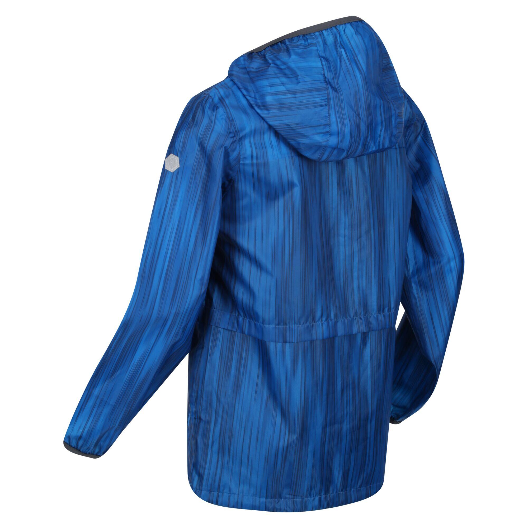 Childrens/Kids Bagley Gradient Packaway Waterproof Jacket (Imperial Blue) 3/5