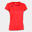 Camiseta Manga Corta Running Niños Joma Record II Coral Flúor