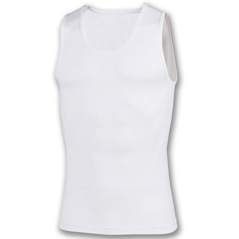 Camiseta Sin Mangas Fútbol Hombre Joma Brama Blanco