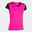 Maillot manches courtes Fille Joma Record ii rose fluo noir