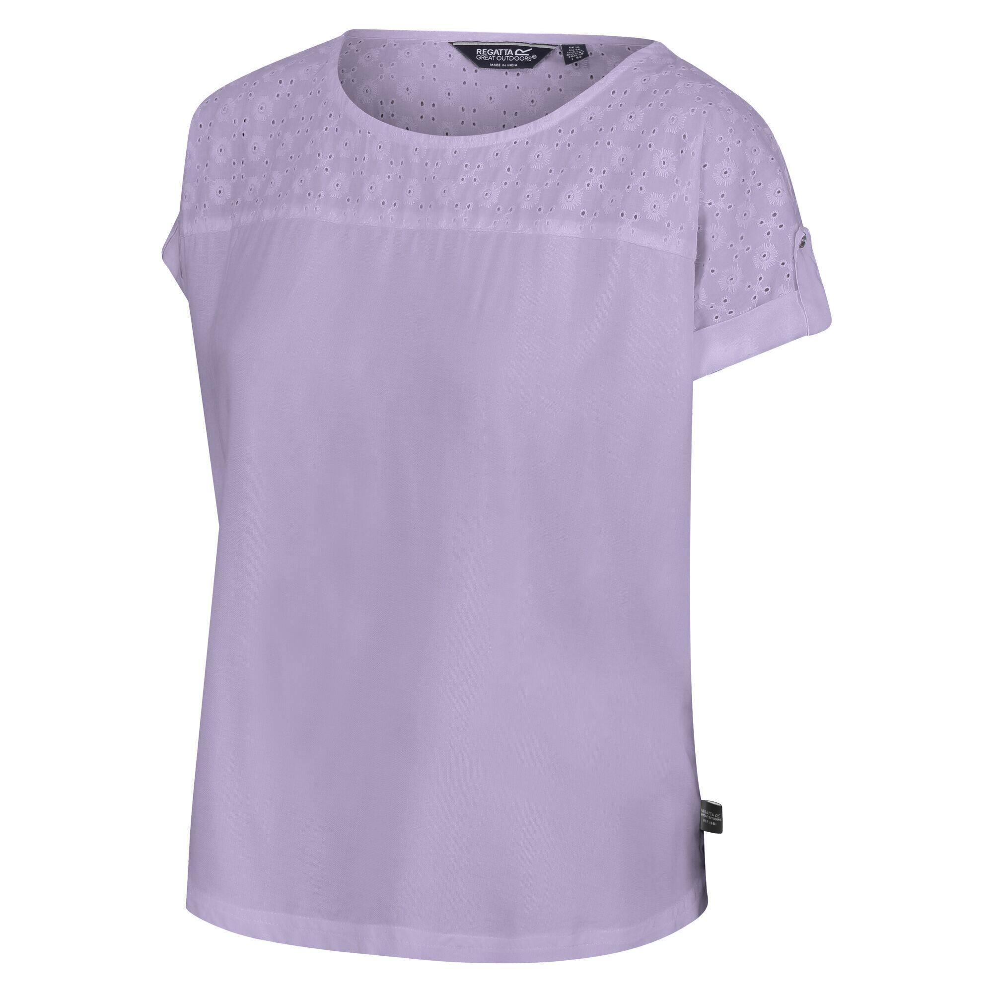 JAIDA Women's Tshirt (Pastel lilac)