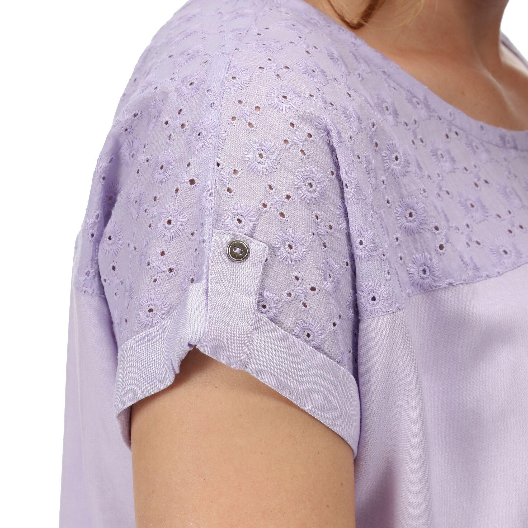 Womens/Ladies Jaida TShirt (Pastel Lilac) 4/5