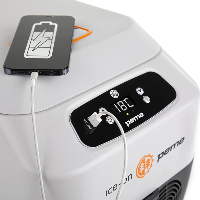 Elektrische Kühlbox Peme Ice-on iOG-30L 12/230v Auto und Camping mit Tragegurt