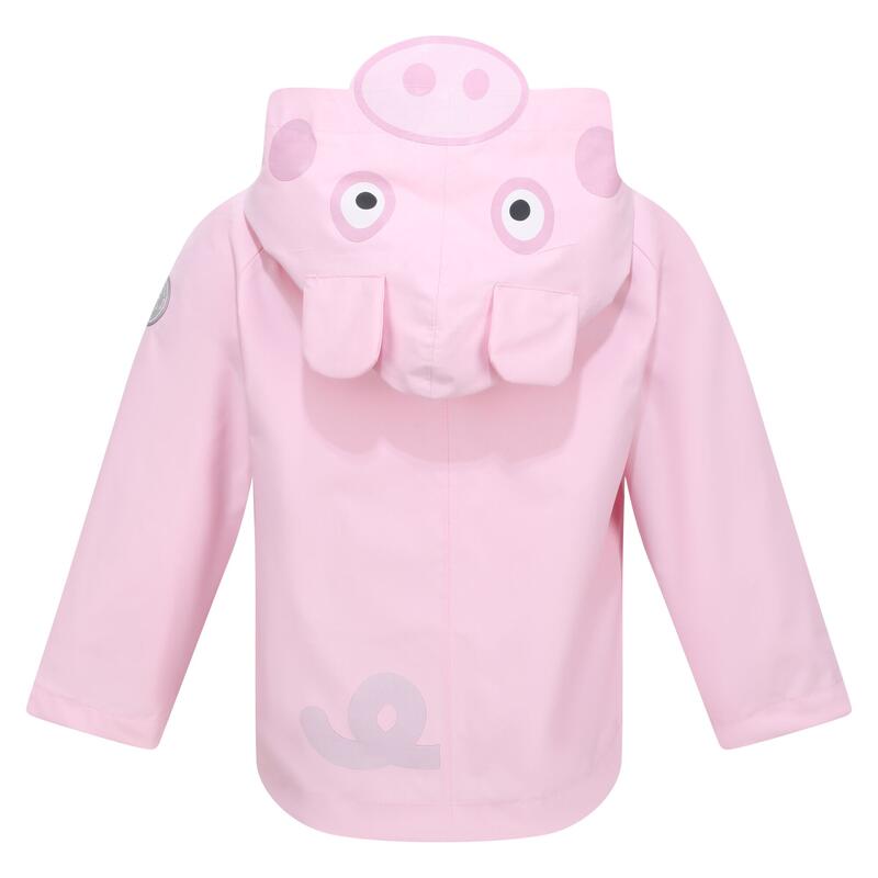 Kinder/Kids Peppa Pig Waterdicht Jasje (Roze Mist)