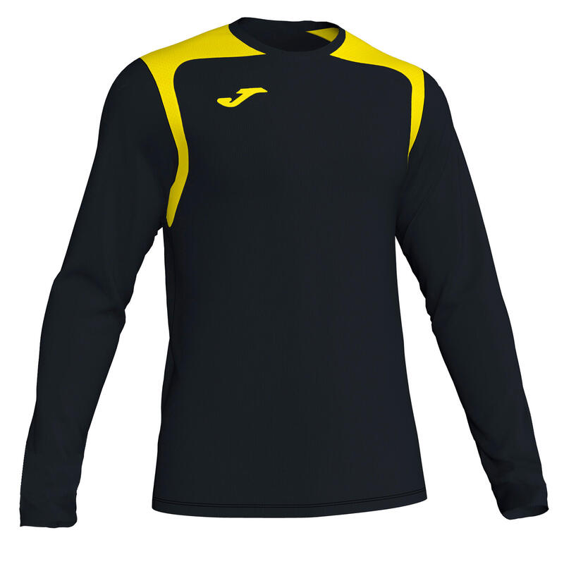 Camiseta Niño Joma Championship v negro amarillo