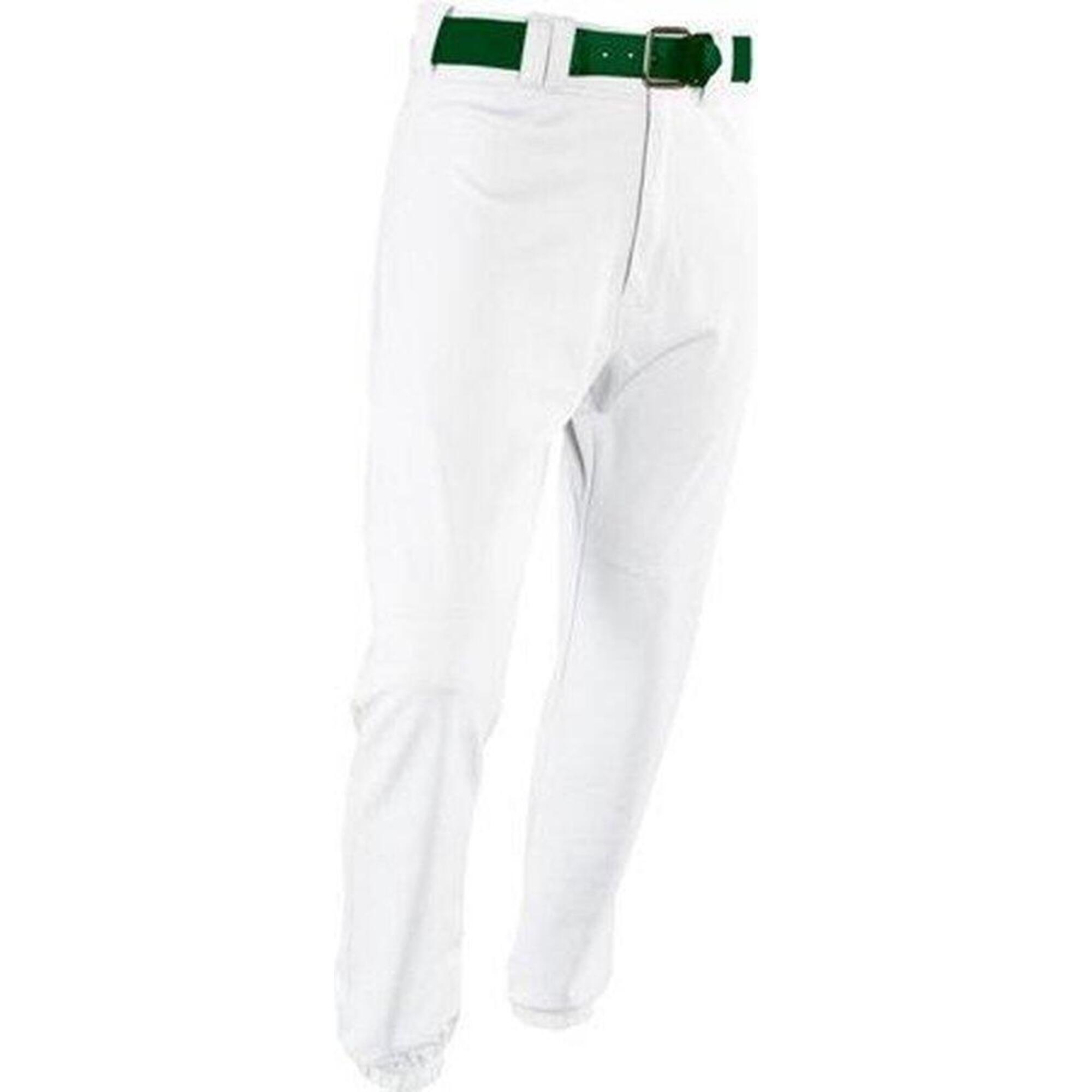 Pantaloni da baseball - MLB - Con elastico alle gambe - Bambini (bianco)