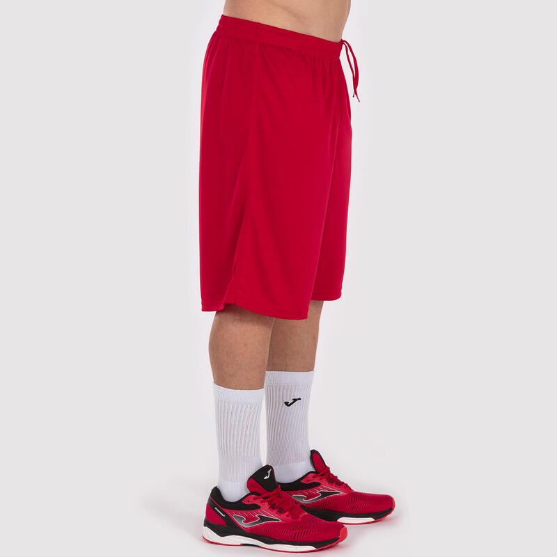 Short baloncesto Hombre Joma Nobel long rojo