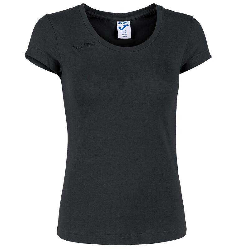 Camiseta Manga Corta Fitness Mujer Joma Verona Negro