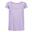 Dames Jaelynn Dobby Katoenen Tshirt (Pastel Lila)