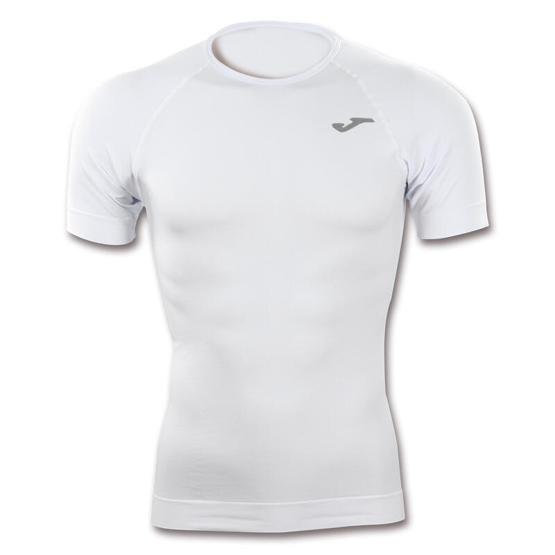 Camiseta Manga Corta Fútbol Adulto Joma Brama Classic Blanco