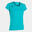 Camiseta Manga Corta Running Mujer Joma Record II Turquesa