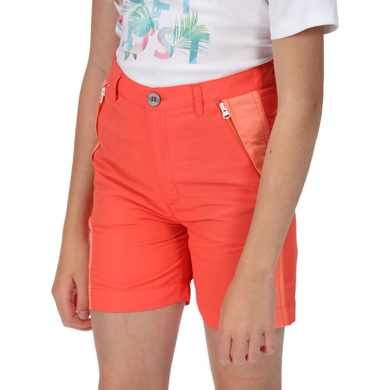 "Sorcer II" Shorts für Kinder Neon-Pfirsichfarben/Koralle