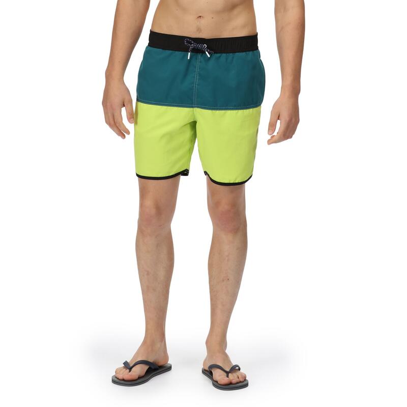 Short de bain BENICIO Homme (Vert kaki clair / Sarcelle)