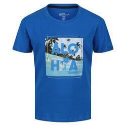 Kinderen/Kinderen Bosley V Beach Tshirt (Keizerlijk Blauw)