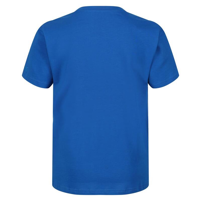 Camiseta Bosley V Playa para Niños/Niñas Azul Imperial