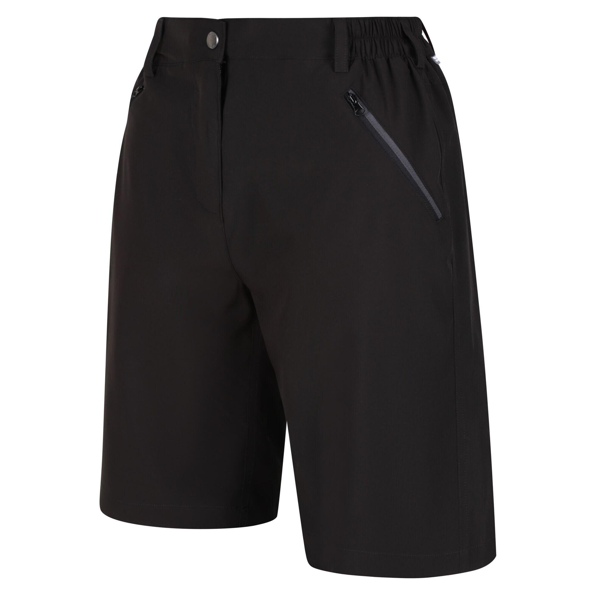 Womens/Ladies Xert Stretch Shorts (Black) 3/4