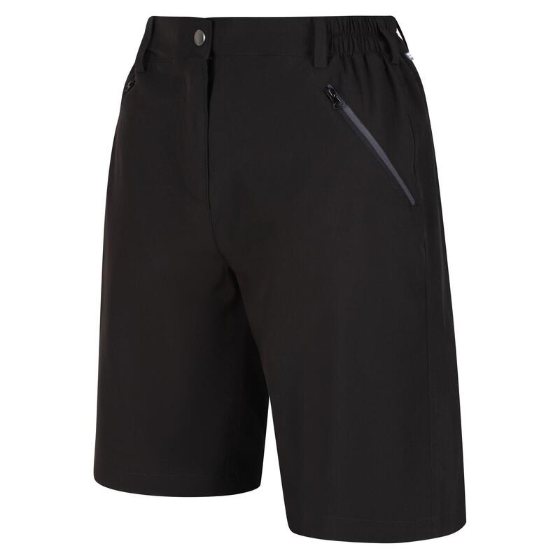 Dames/Dames Xert Stretch Shorts (Zwart)