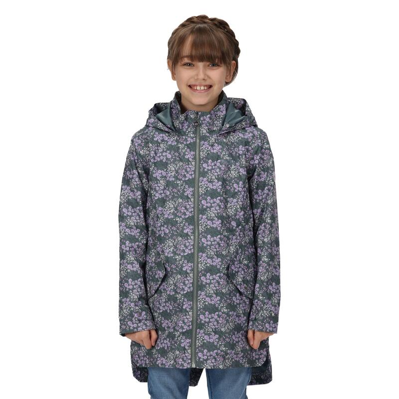 Gyermekek/gyerekek Talei Floral vízálló kabát
