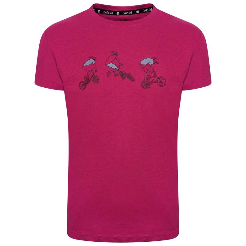 Kinder/Kids Go Beyond Bike TShirt (Fuchsia)