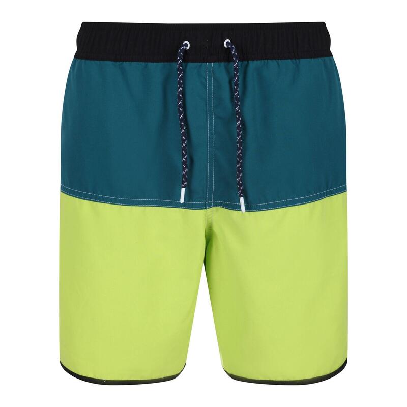 Mens Benicio Swim Shorts (Bright Kiwi/Pacific Green)