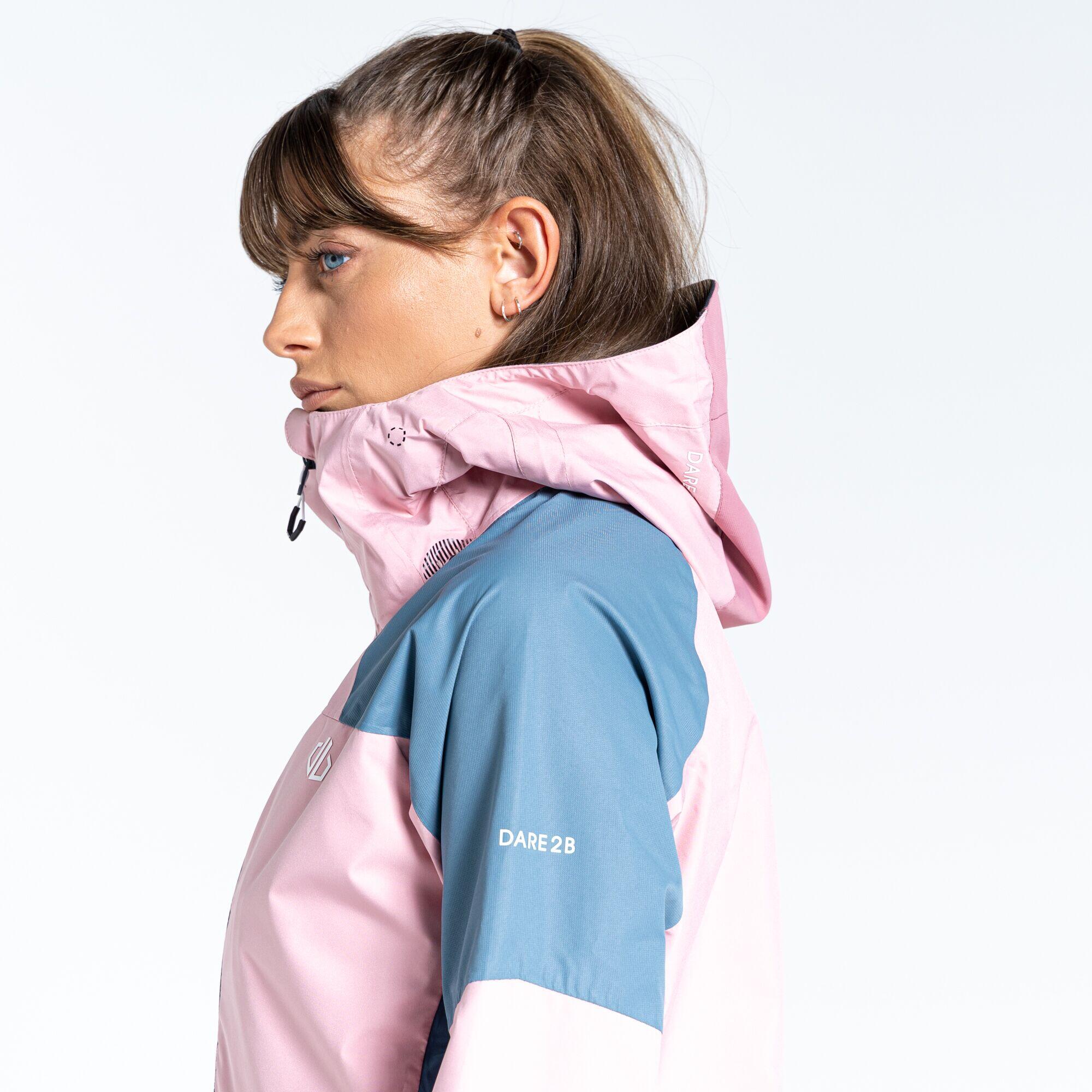 Womens/Ladies Checkpoint III Recycled Waterproof Jacket (Powder Pink/Mesa Rose) 4/5