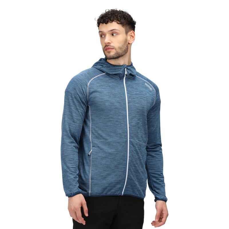 Felpa Con Cappuccio E Zip Intera Uomo Regatta Yonder Blu Dinastico