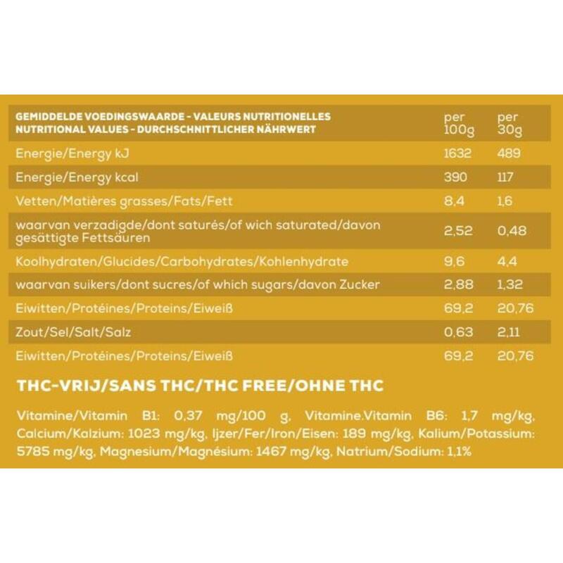 Mélange protéiné 'Vanille' (480 g) - Bio & Vegan