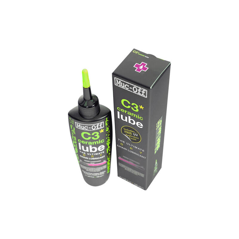 Muc-Off C3 Ceramic Dry Láncolaj 120ml - Száraz időjárásra