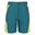 Pantalones Cortos Sorcer II Diseño Montaña para Niños/Niñas Verde Pacífico, Kiwi