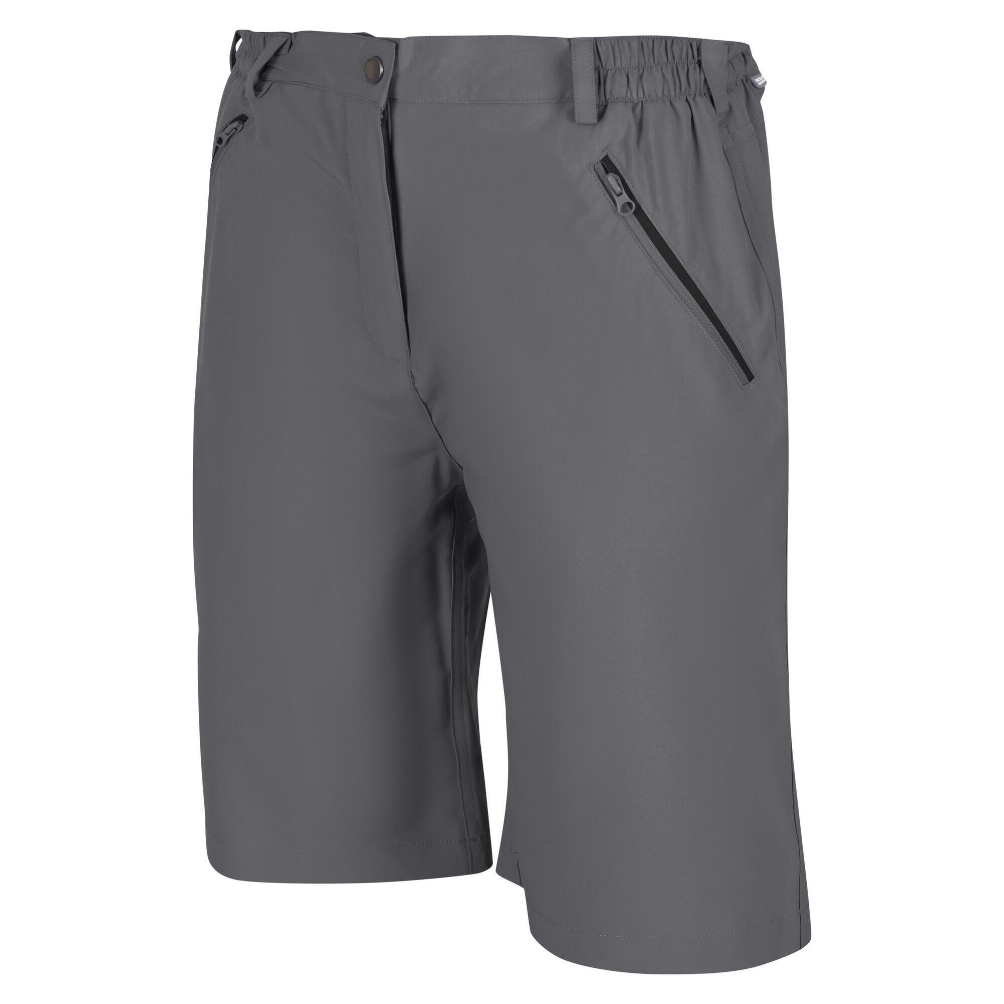 Womens/Ladies Xert Stretch Shorts (Seal Grey) 3/4