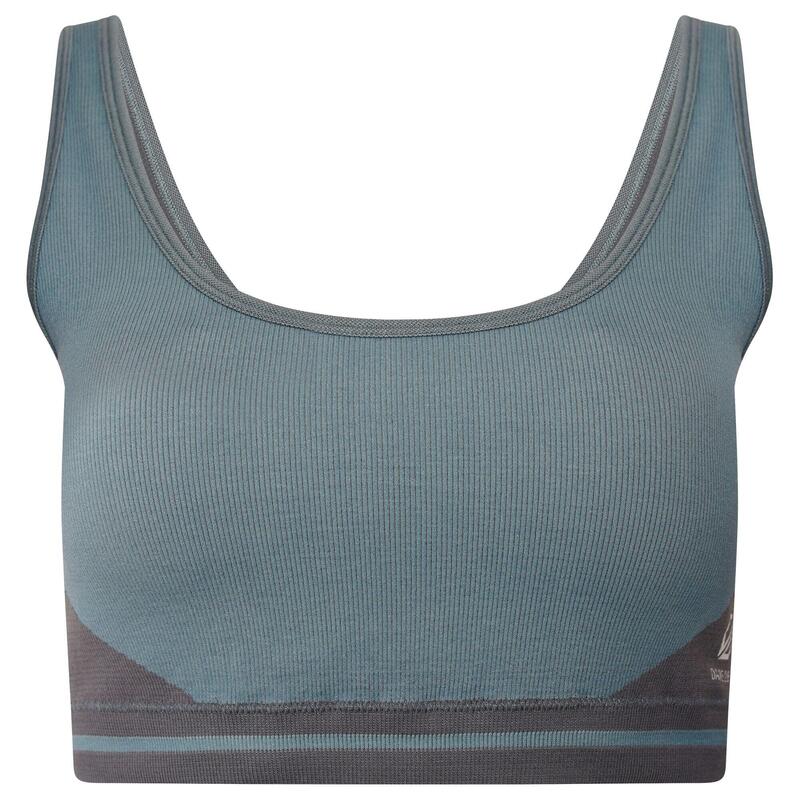 Dames/Dames Don´t Sweat It Gerecycleerd Bikinitopje (Blauwsteen/Orion Grijs)