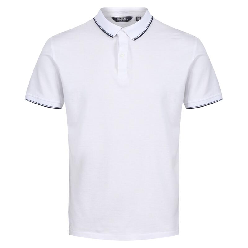 Heren Tadeo Polo Shirt (Wit)