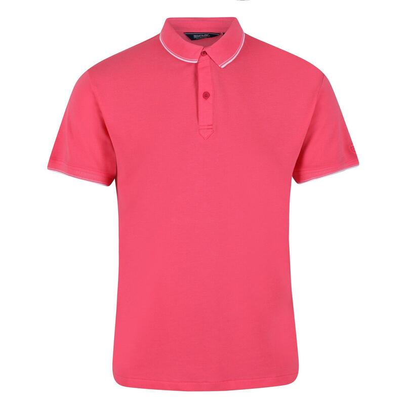 Heren Tadeo Polo Shirt (Tropisch Roze)