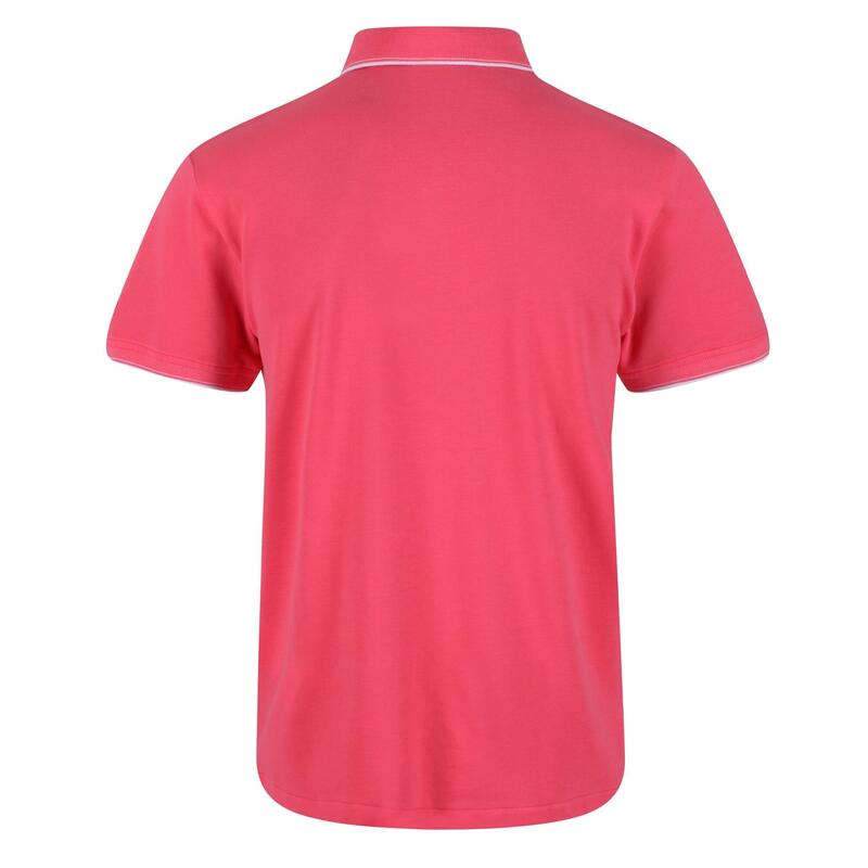 Heren Tadeo Polo Shirt (Tropisch Roze)