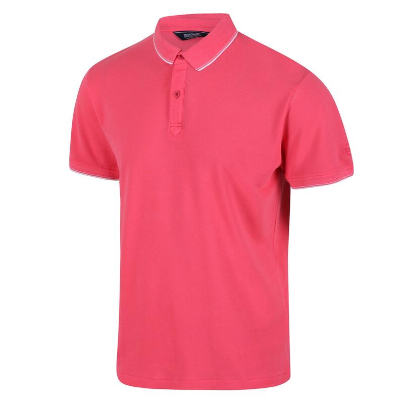 Heren Tadeo Polo Shirt (Tropisch Roze)