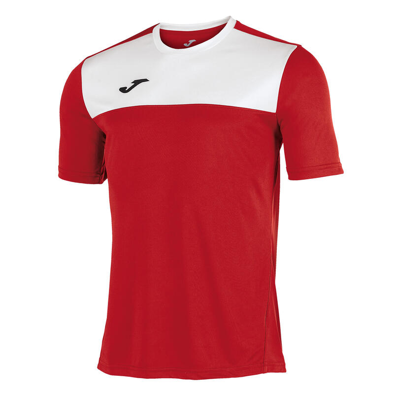Camiseta manga corta fútbol Hombre Joma Winner rojo blanco