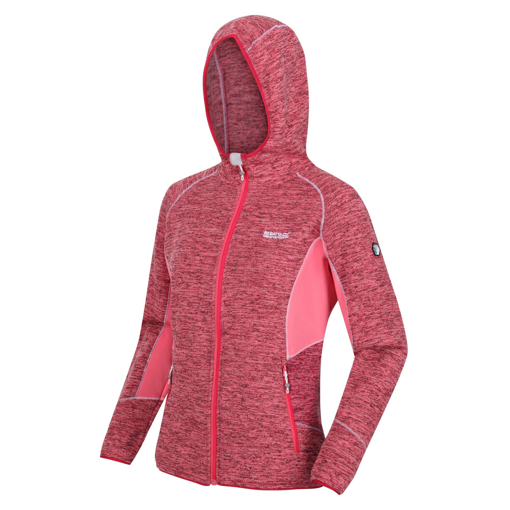 Womens/Ladies Walbury III Full Zip Fleece Jacket (Tropical Pink/Rethink Pink) 4/5