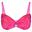 Vrouwen/dames Aceana III Bikinitop (Roze Fushion)