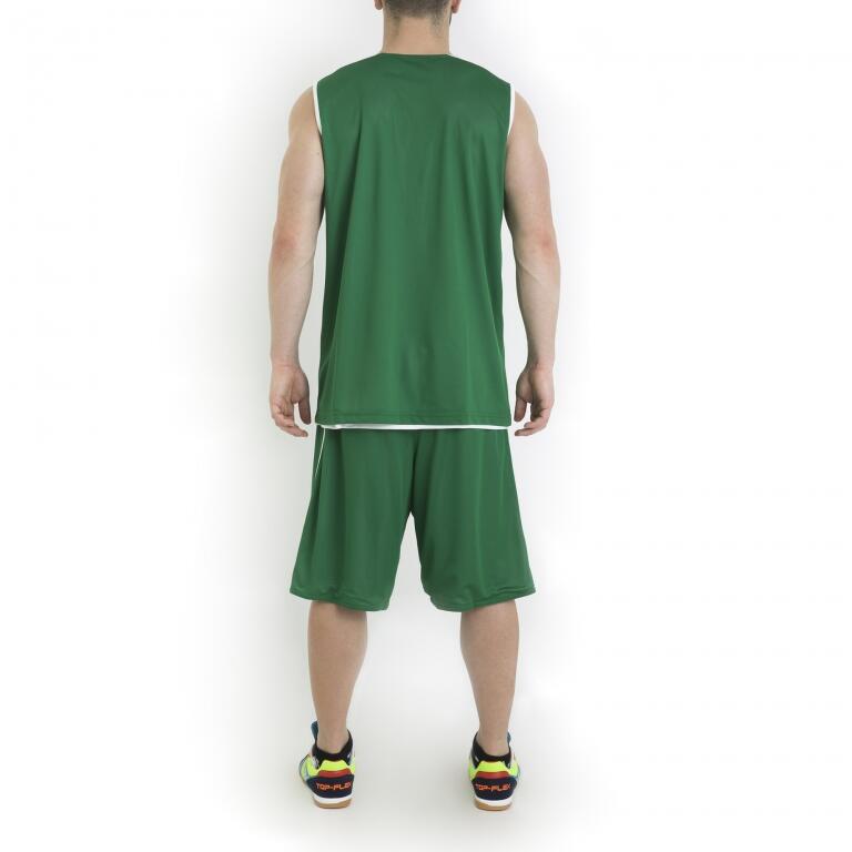 Conjunto basquetebol Rapaz Joma Reversible verde branco