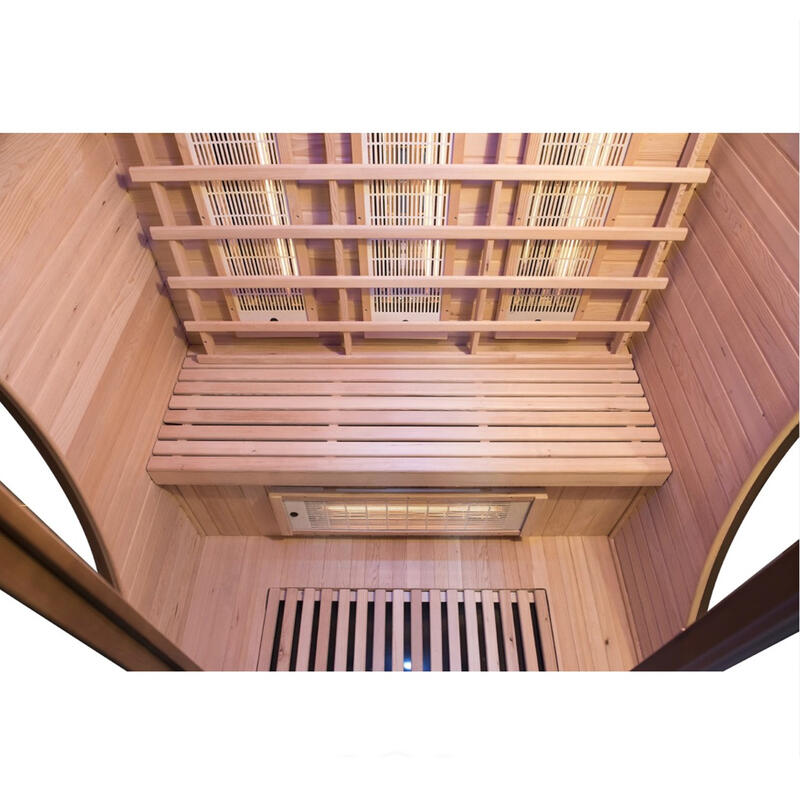 Infrarood sauna voor 2 personen - kwaliteitshout - LED verlichting