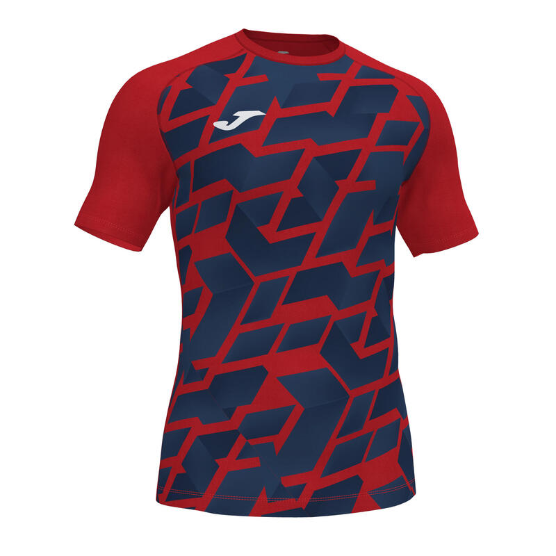 Maillot manches courtes rugby Homme Joma Myskin iii rouge bleu marine