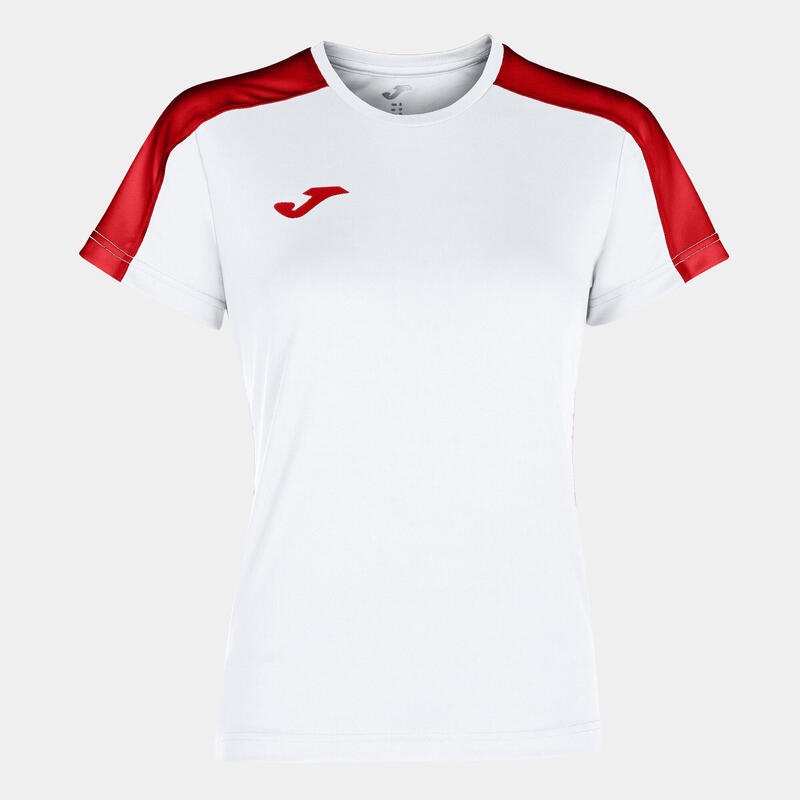 Camiseta manga corta Mujer Joma Academy iii blanco rojo