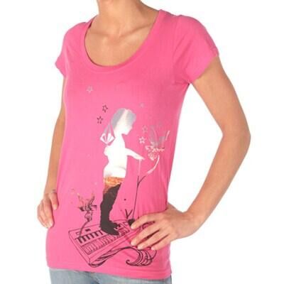 VOLCOM Yo Yo Universal SS Sheer Pink Tee