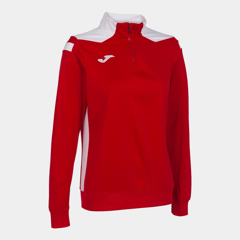 Sweat-shirt Femme Joma Championship vi rouge blanc