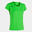 Camiseta Manga Corta Running Niños Joma Record II Verde Flúor