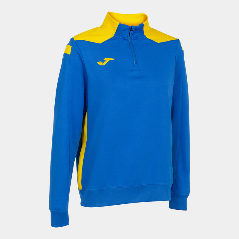 Sweat-shirt Femme Joma Championship vi bleu roi jaune