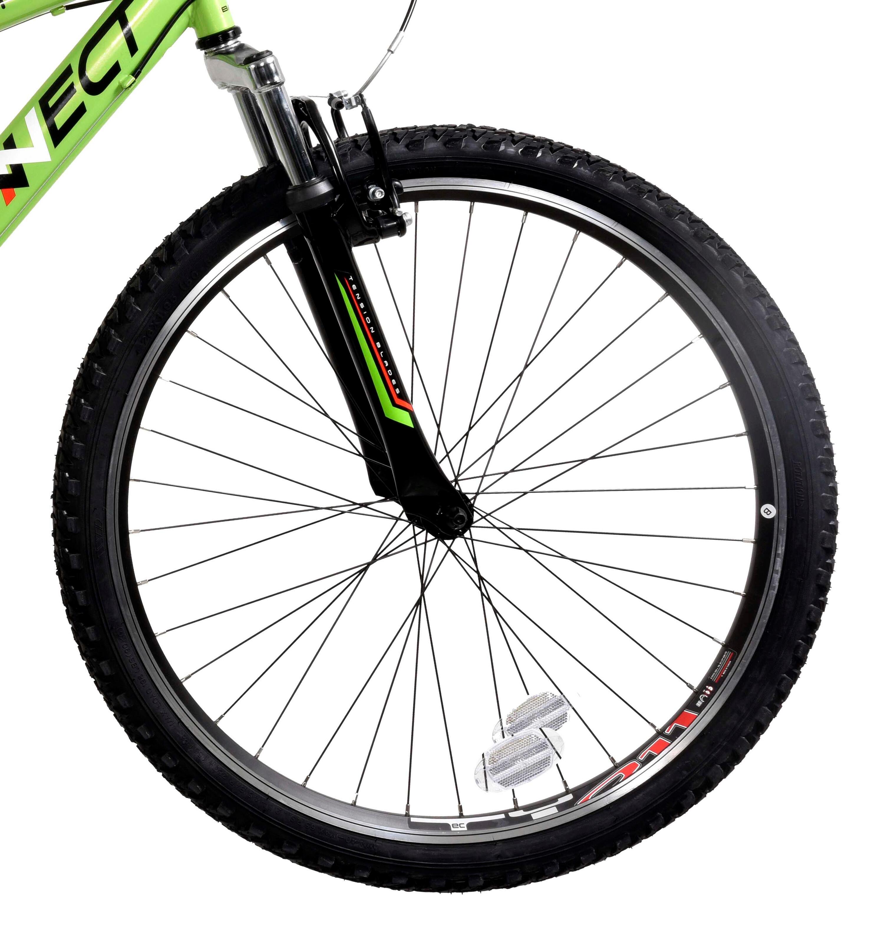 Basis Connect Adult's Hardtail Mountain Bike, 26In Wheel - Green/Black 4/5