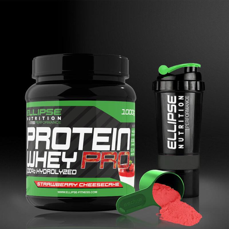 PROTEIN WHEY PRO 100% Hydrolyzed 1Kg - Strawberry Cheesecake